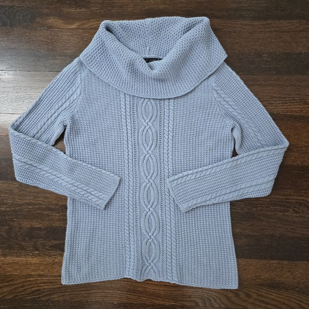 Sweater  Cotton Cable Knit Size S